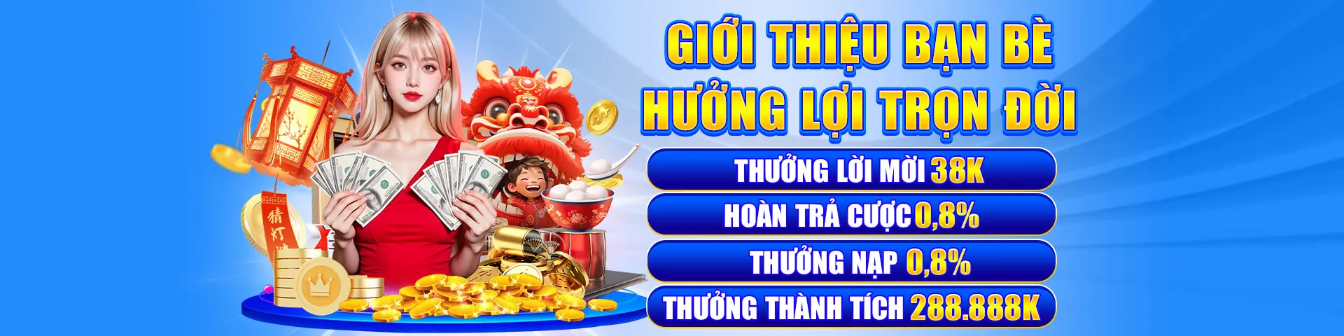Banner khuyến mãi thưởng nạp lại hàng ngày Cwin